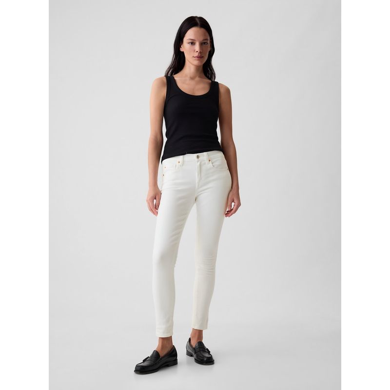 GAP - Jeans Mujer Skinny Blanco GAP