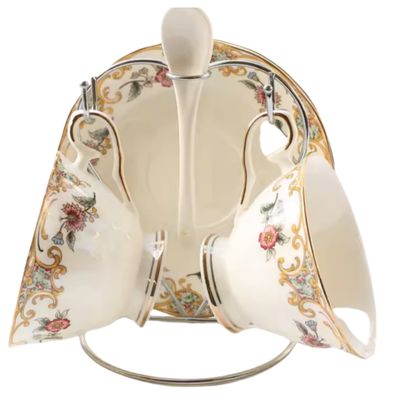 Generac Regalo Par Tazas Porcelana De 7 Piezas Estilo