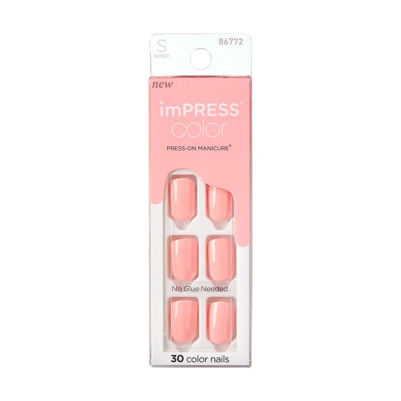 KISS - Uñas Impress Color Dolce Pink