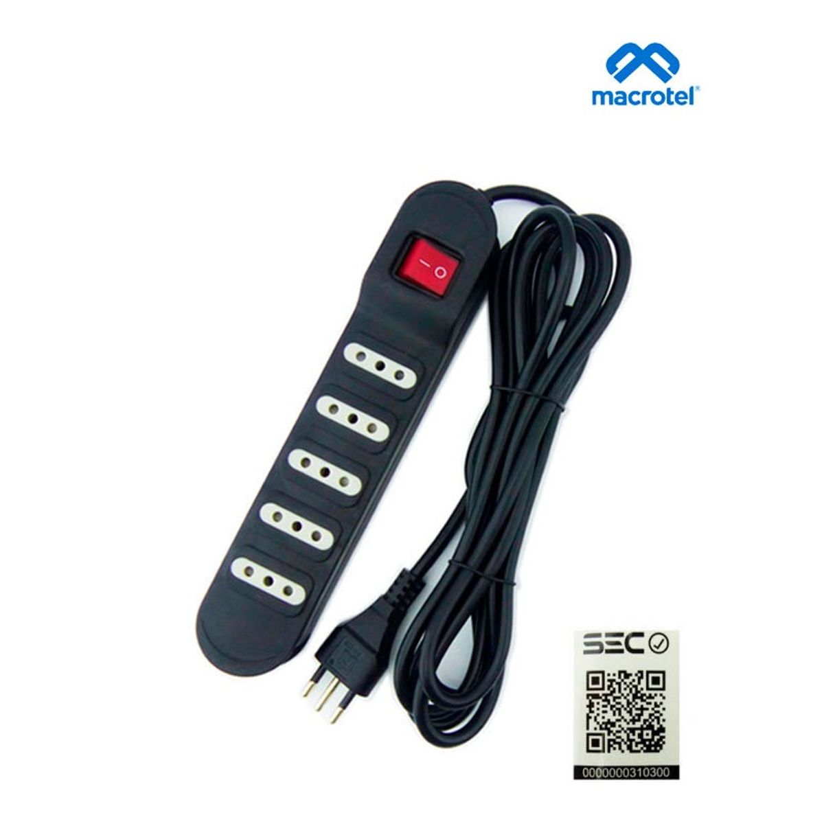 MACROTEL - ALARGADOR MACROTEL  MODELO ME-071  COLOR NEGRO