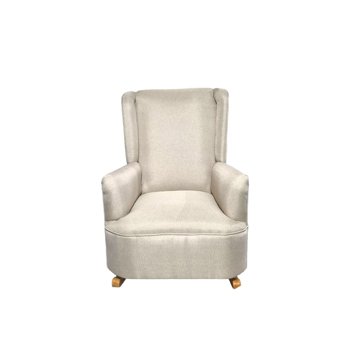 DISEÑOS VALESTRINI - SILLON MECEDOR LINO BEIGE