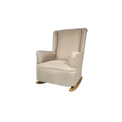 DISEÑOS VALESTRINI - SILLON MECEDOR LINO BEIGE