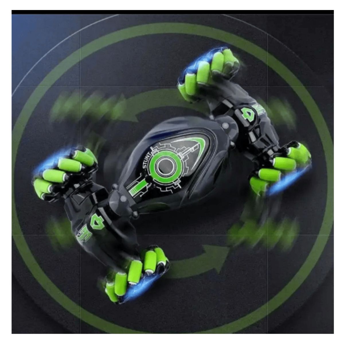 GENERICO - Auto Control Remoto Crazy Drift Bestoys Verde