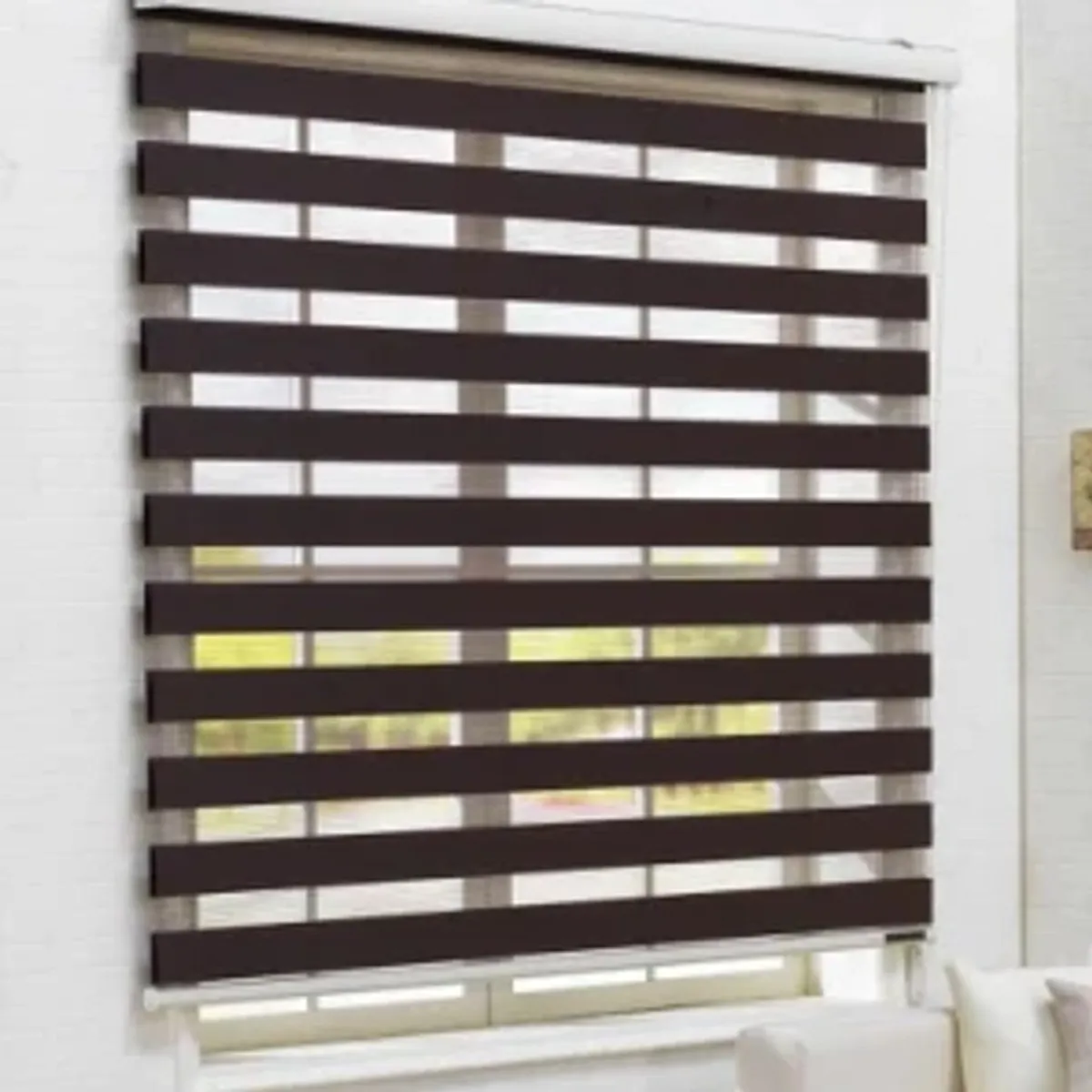 GENERICO - CORTINA CAFE ROLLER DUO DIA Y NOCHE COLOR 120X200CM