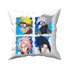 GENERICO - Cojin biestrech sublimado 35X35 cm con cierre anime naruto