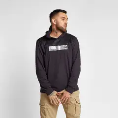 GANGSTER - Polera ML 4ever Negro