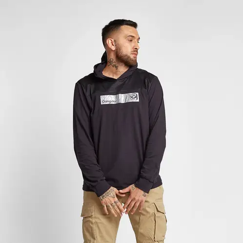 GANGSTER - Polera ML 4ever Negro