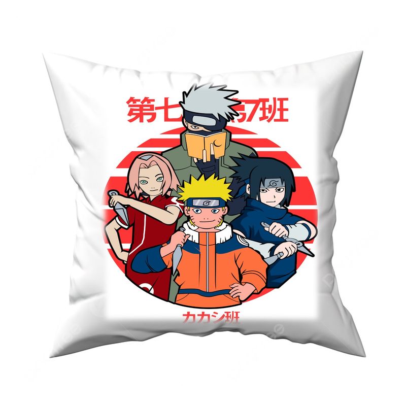GENERICO - Cojin biestrech sublimado  35X35 cm con cierre  anime naruto