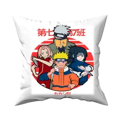 GENERICO - Cojin biestrech sublimado 35X35 cm con cierre anime naruto