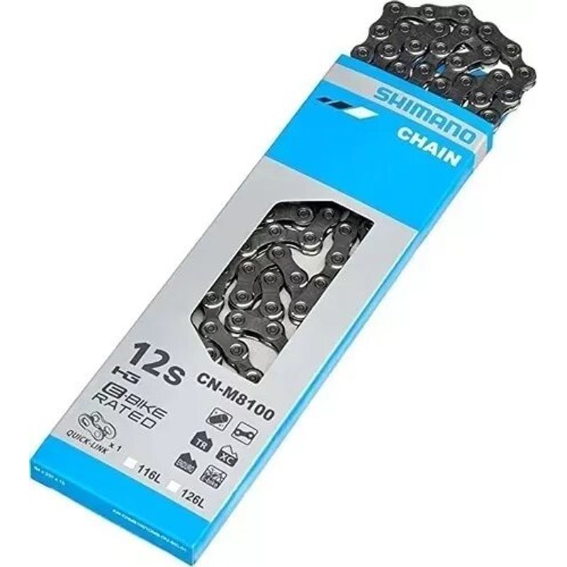 SHIMANO - CADENA SHIMANO XT M8100 12V 116L