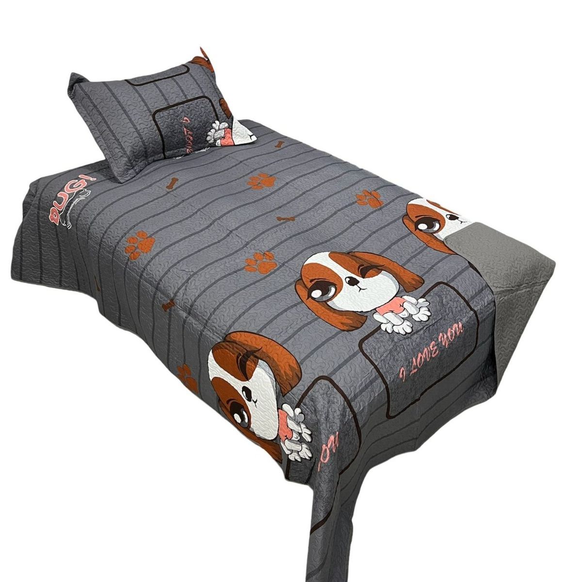 GENERICO - Cubrecama Quilt Ligero Primavera Verano de Niña Plz 12 H18