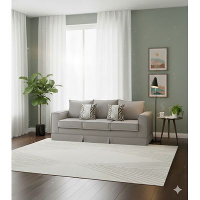 Imagen 2 del producto Living 311 Pompeya gris claro sofa 3 cuerpos + 2 poltronas resortes