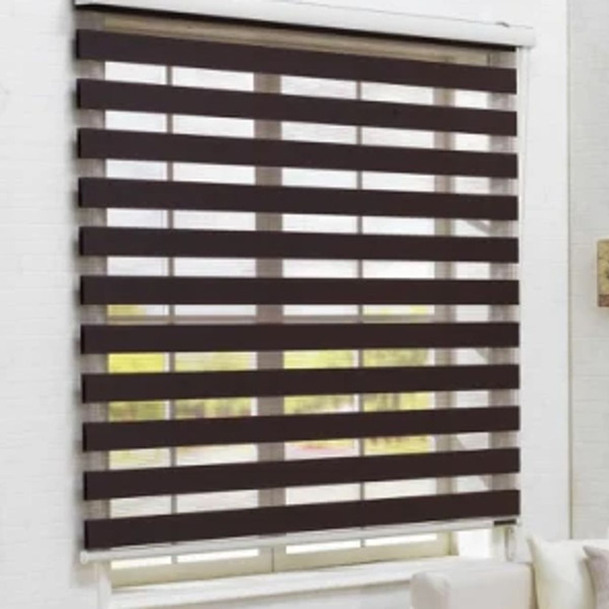 GENERICO - CORTINA CAFE ROLLER DUO DIA Y NOCHE COLOR 80X200CM