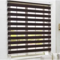 GENERICO - CORTINA CAFE ROLLER DUO DIA Y NOCHE COLOR 80X200CM