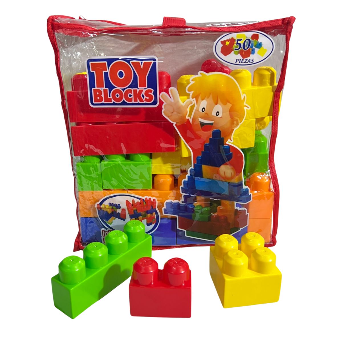 GENERICO - Legos Grandes Blocks Construcción 50 Piezas