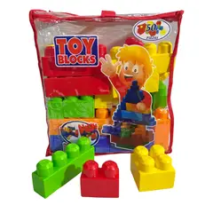 GENERICO - Legos Grandes Blocks Construcción 50 Piezas