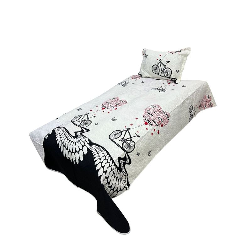 GENERICO - Cubrecama Quilt Ligero Primavera Verano de Niña Plz 12 H4