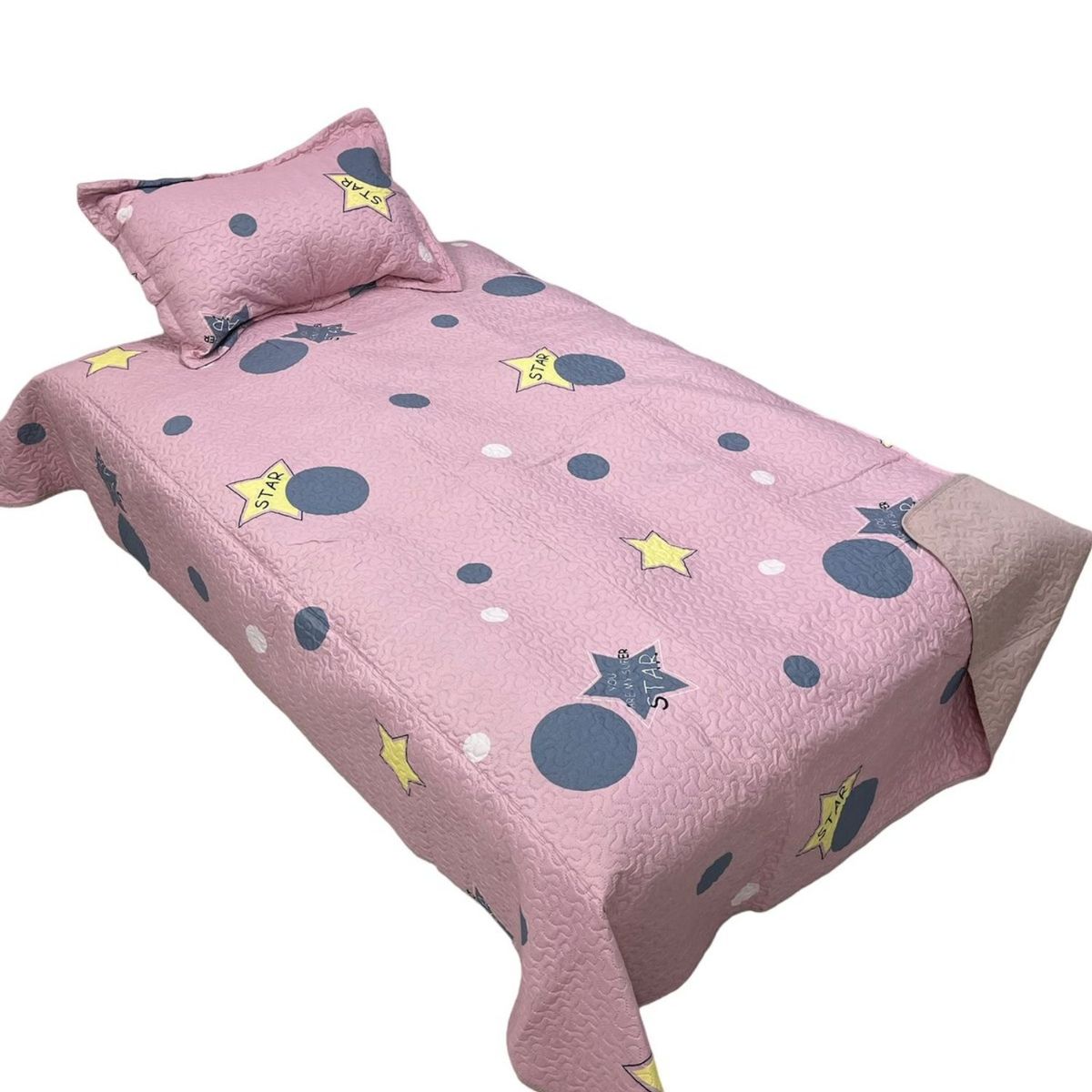 GENERICO - Cubrecama Quilt Ligero Primavera Verano de Niña Plz 12 H5