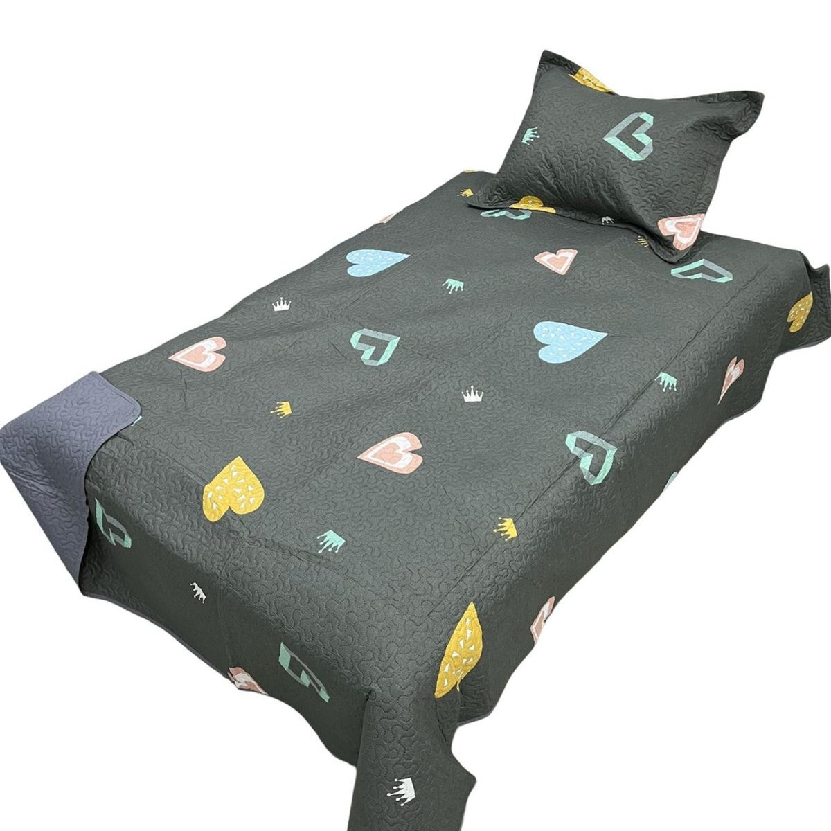 GENERICO - Cubrecama Quilt Ligero Primavera Verano de Niña Plz 12 H6