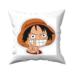 GENERICO - Cojin biestrech sublimado 35X35 cm con cierre anime one piece