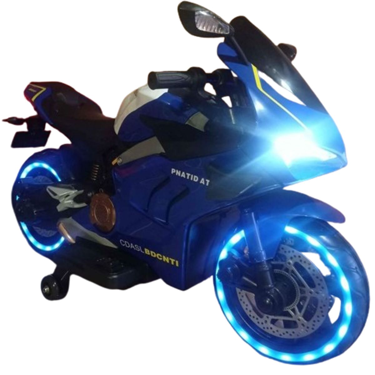 GENERICO - Moto Eletrica Para Niños Acelerador En Manubrio Azul