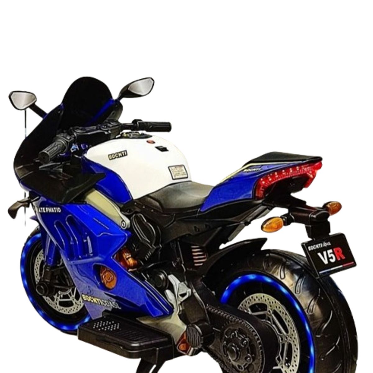 GENERICO - Moto Eletrica Para Niños Acelerador En Manubrio Azul