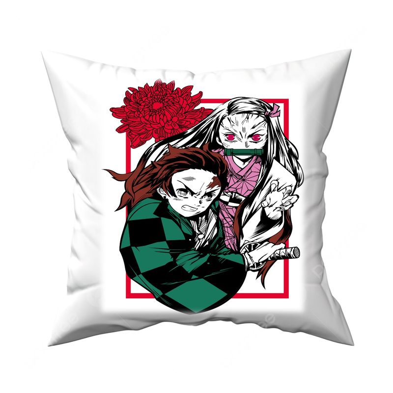 GENERICO - Cojin biestrech sublimado  35X35 cm con cierre  anime demon player