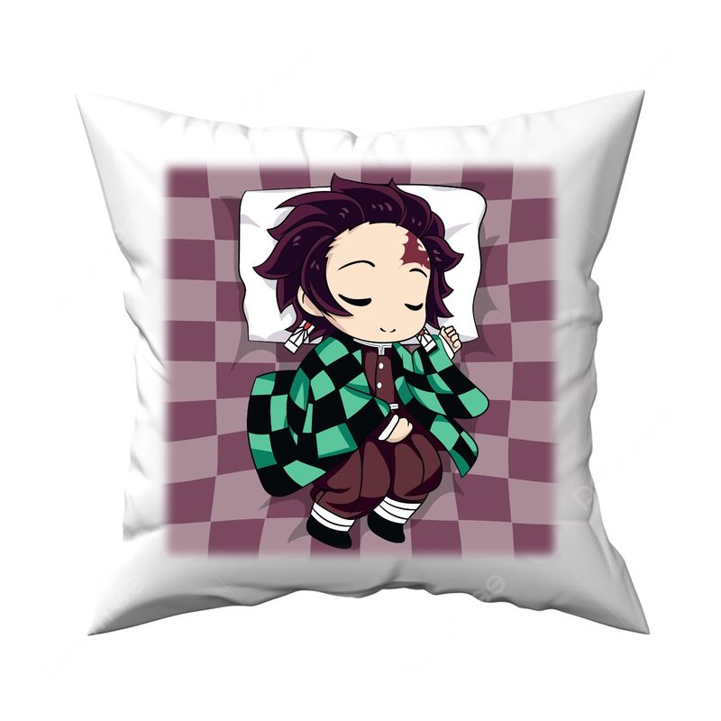GENERICO - Cojin biestrech sublimado  35X35 cm con cierre  anime demon player