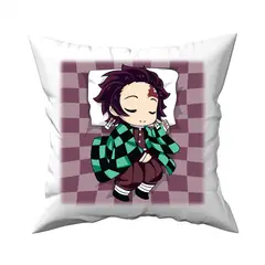 GENERICO - Cojin biestrech sublimado 35X35 cm con cierre anime demon player