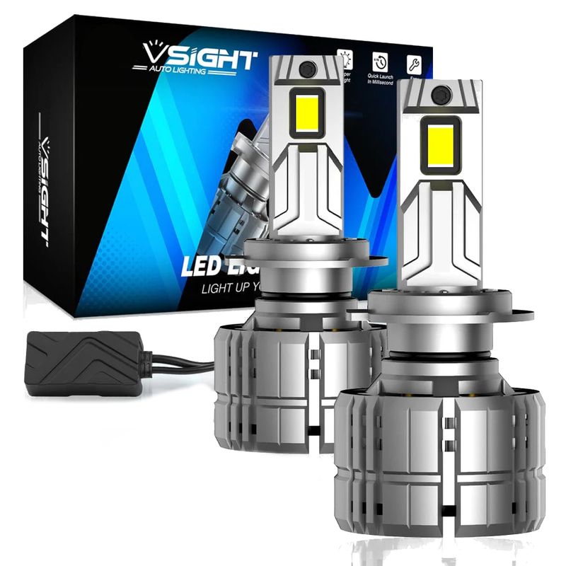 GENERICO - Kit Ampolletas Turbo Led Foco Canbus H7 350w 40000lm Karvas