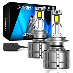 GENERICO - Kit Ampolletas Turbo Led Foco Canbus H11 200w 25000lm Karvas