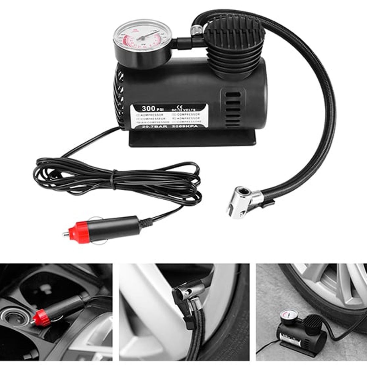 DEWINNER - Compresor de aire 300 PSI