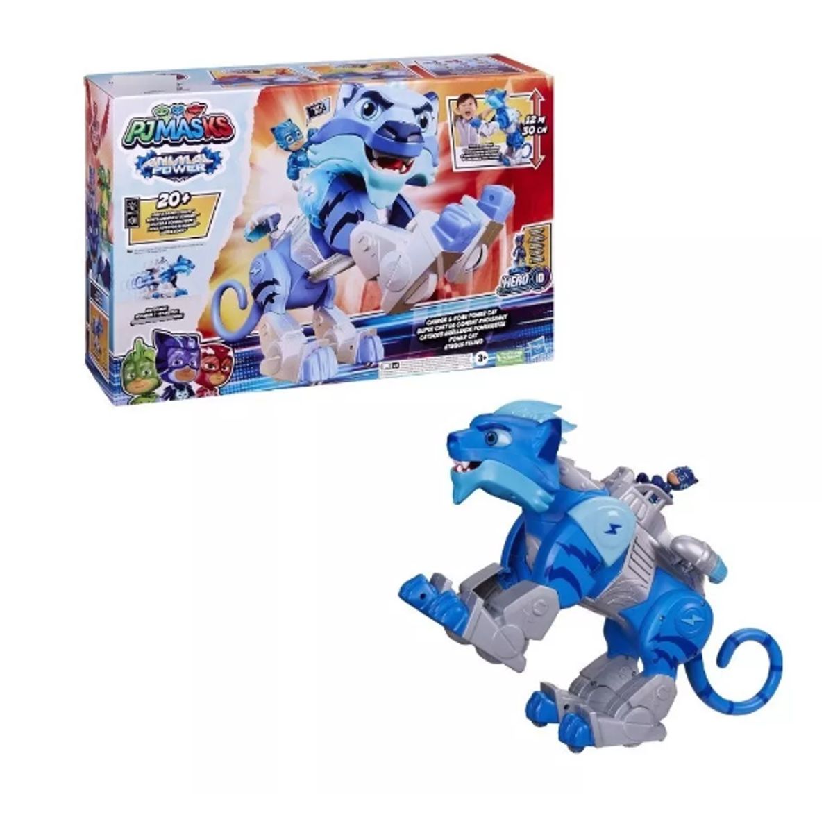 HASBRO - Figura Power Cat De Pj Masks 30cm Sonidos Catboy