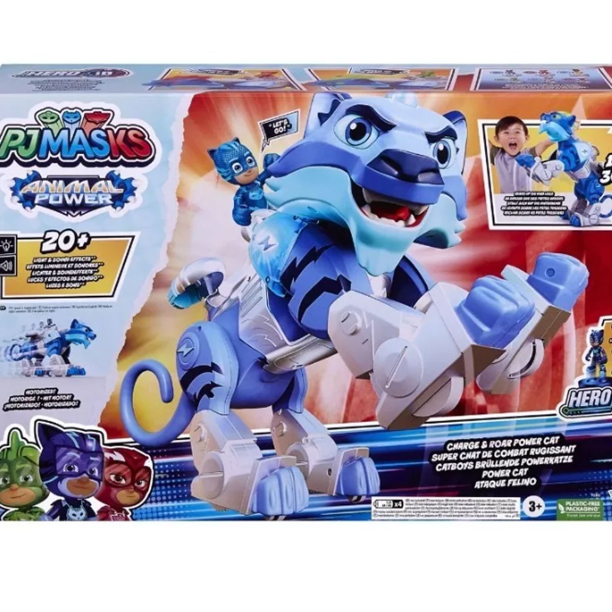 HASBRO - Figura Power Cat De Pj Masks 30cm Sonidos Catboy