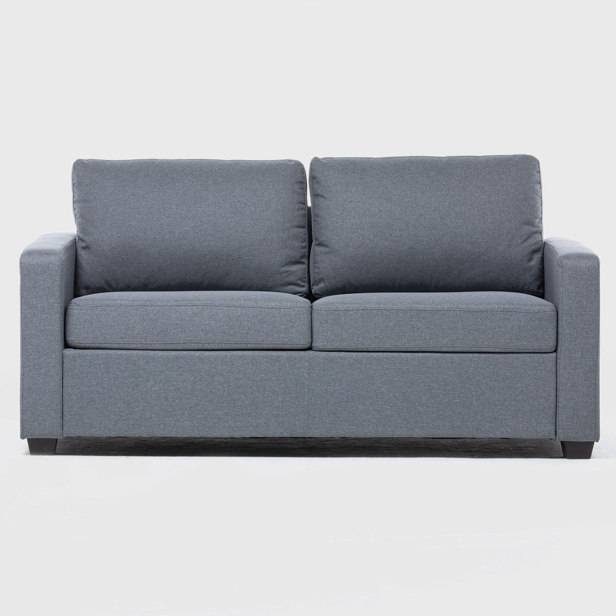 DANIELS - Sofá Cama 2 Plazas Moderno Lino Gris Vancouver KM230626GR