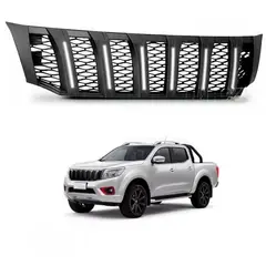 GENERICO - Máscara Nissan Np 300 + Full Led Front Grill 2016-21 Karvas