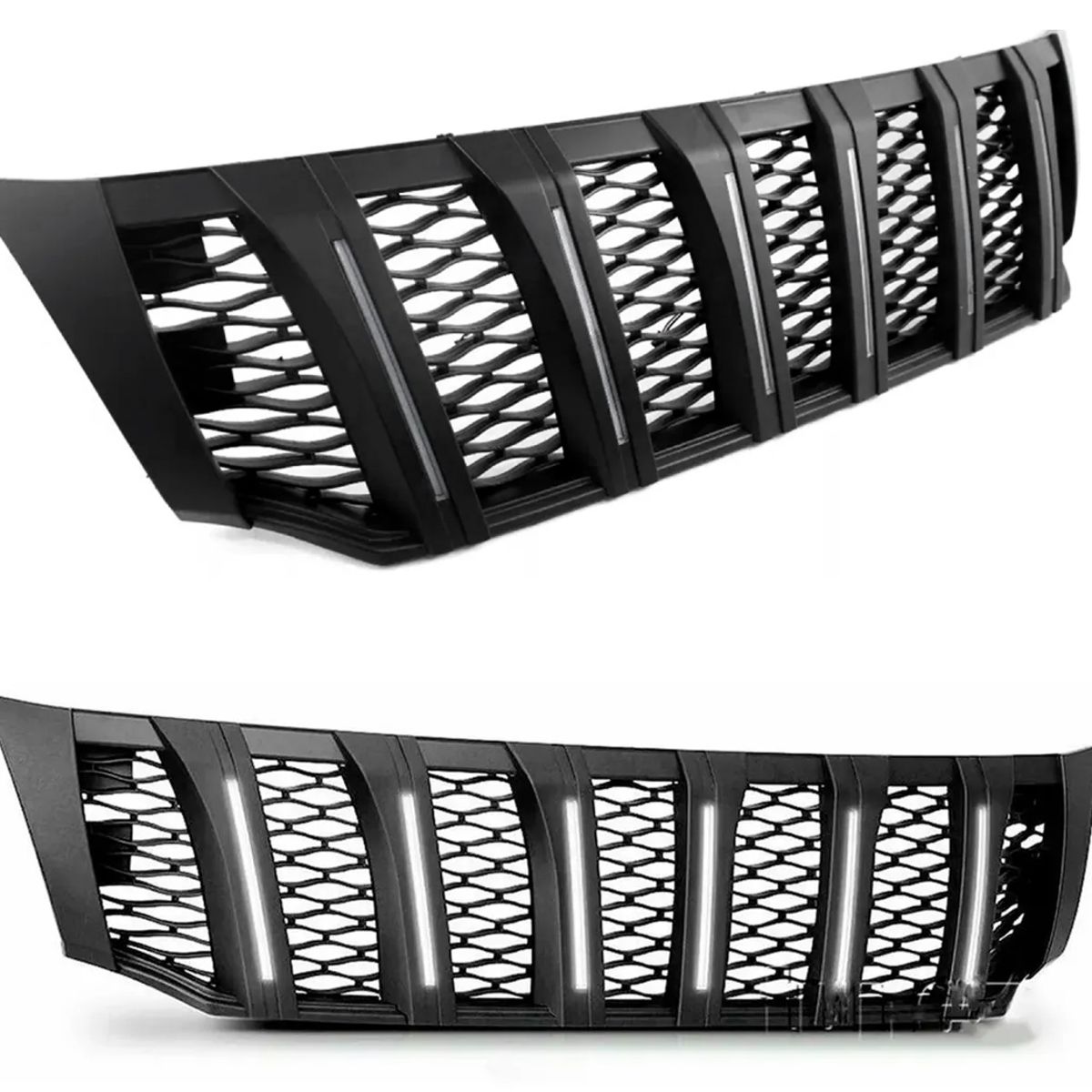 GENERICO - Máscara Nissan Np 300 + Full Led Front Grill 2016-21 Karvas
