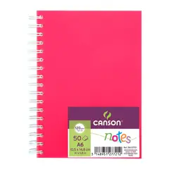 CANSON - Notes A6 120Grs 50Hjs - 10x14 Rosa