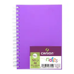 CANSON - Notes A6 120Grs 50Hjs - 10x14 Violeta
