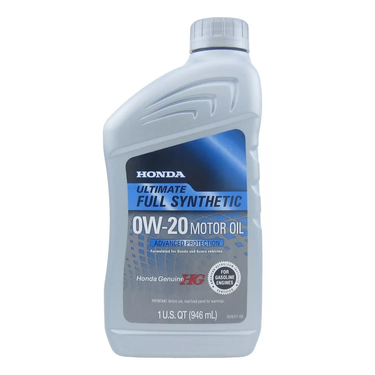 HONDA - Aceite De Motor 0w20 Honda Ultimate Full Synthetic 946ml