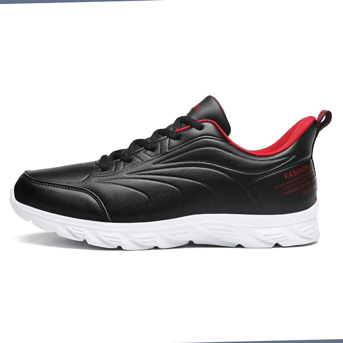 SHANDIAN - Zapatillas Running Hombre Rojo