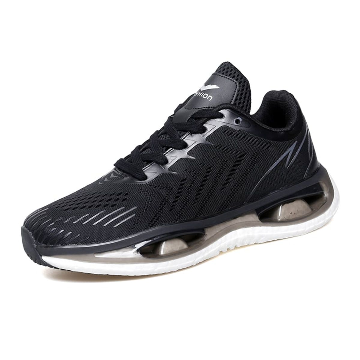 SHANDIAN - Zapatillas Deportivos Hueco Hombre Negro