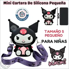GENERICO - Mini Cartera Bolso de Silicona Monedero Kawaii Pequeña Para Niñas