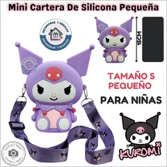 GENERICO - Mini Cartera Bolso de Silicona Monedero Kawaii Pequeña Para Niñas