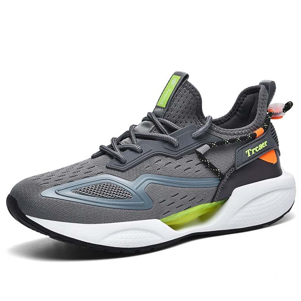 SHANDIAN - Zapatillas Running Hombre Gris