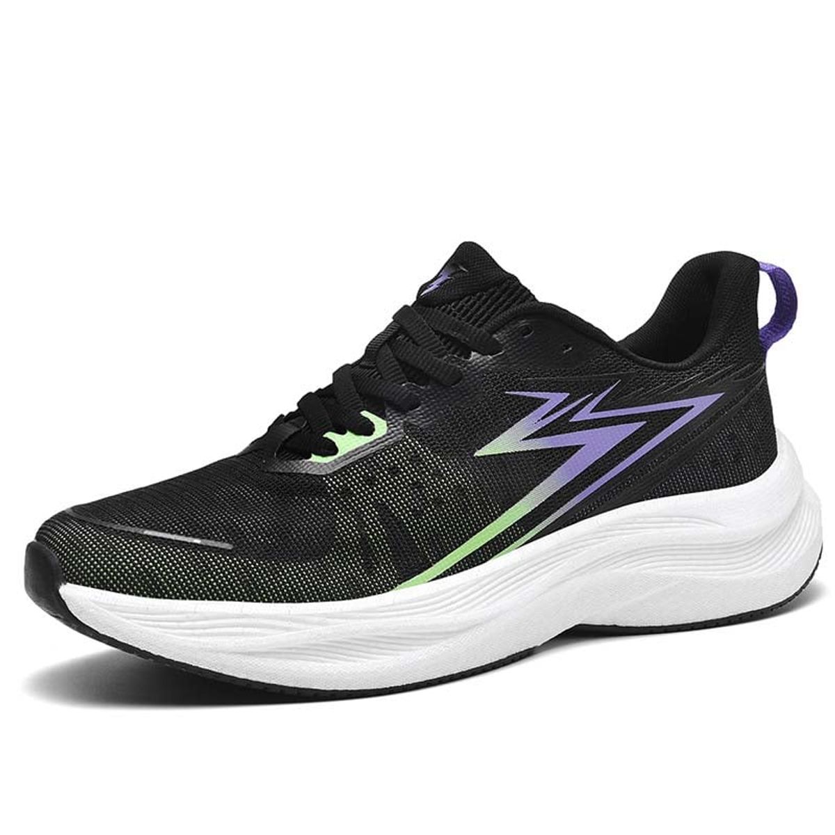 SHANDIAN - Zapatillas Running Hombre Negro