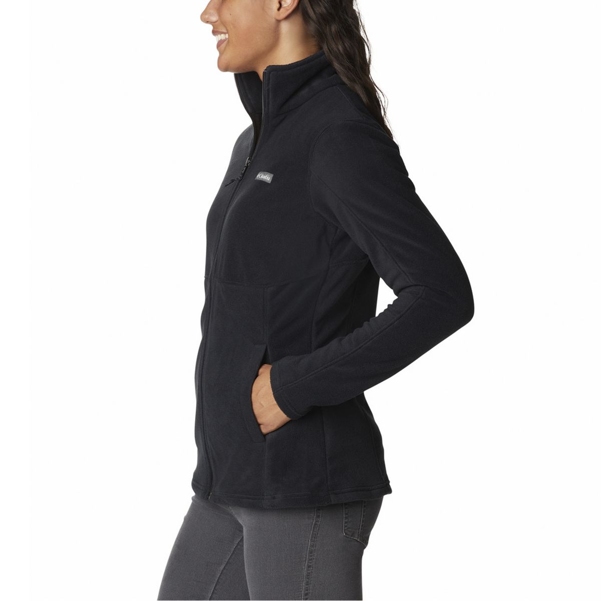 COLUMBIA - Polerón Mujer Basin Trail Iii Full Negro COLUMBIA