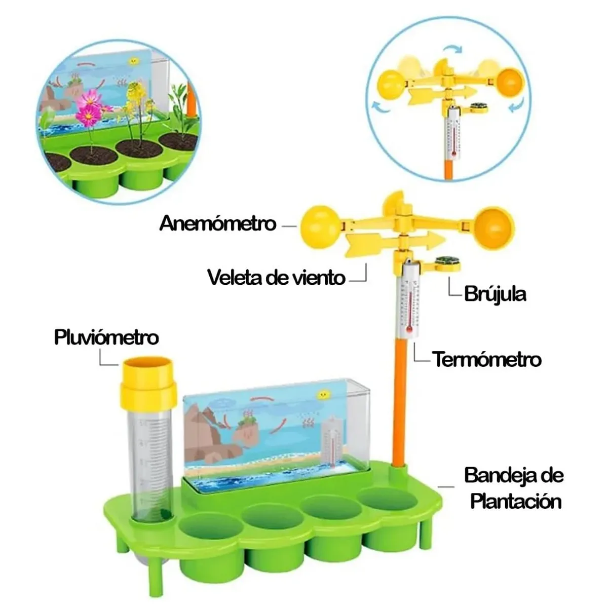 GENERICO - Set Estación Meteorológica Stem 12 en 1