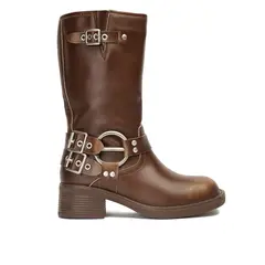 THUNDER BLUE - Bota Mujer Café Nelfa