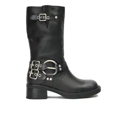 THUNDER BLUE - Bota Mujer Negro Nelfa